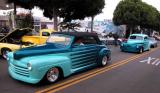 Two Fords cruisin - El Segundo CA Main Street Car Show