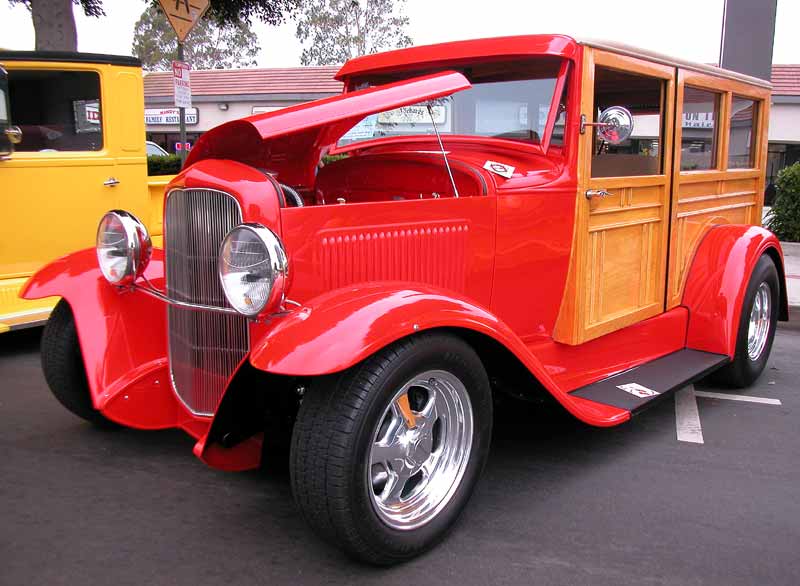 1932 Ford Woodie - El Segundo CA Main Street Car Show