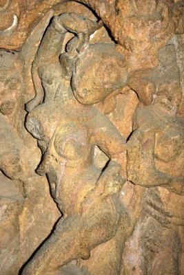 Apsara in dance form, Sun Temple, Modhera, Gujarat
