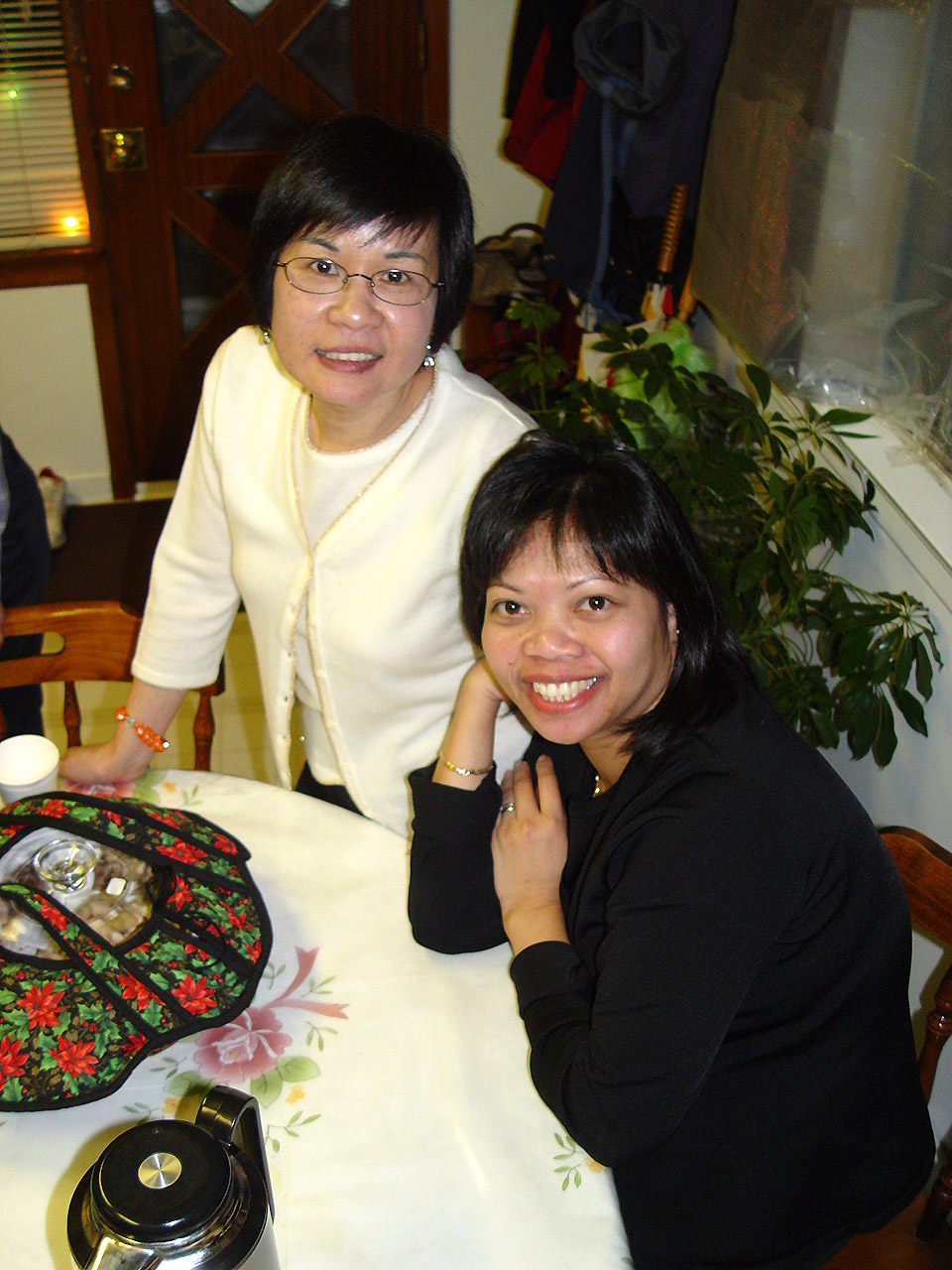 Nita and Pauline, Christmas 2004