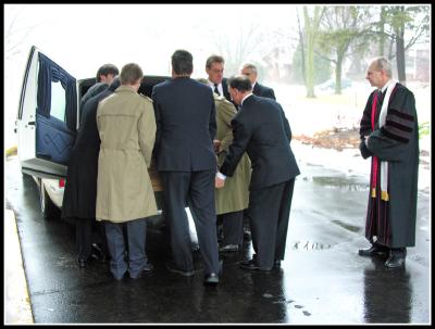 Loading the Hearse