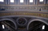Inside St. Peters Basilica (Notice the doors for scale)