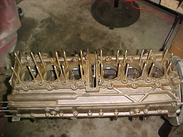 Bare Engine case with studs installed.