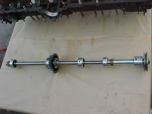 Titaninum dist.  fan drive shaft ready to install.