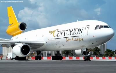 Centurion Air Cargo DC10-40(F) N142WE (ex-Challenge Air Cargo) aviation stock photo