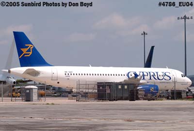 Cyprus Airways A320-231 5B-DAT Praxandros (ex YU-AOB) aviation stock photo #4786