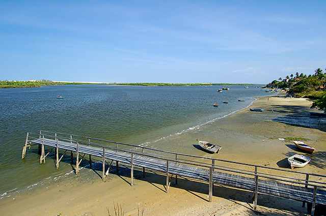 Pier no Rio Jaguaribe, Fortim