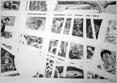 Inverted Still Life With Images - Pencil