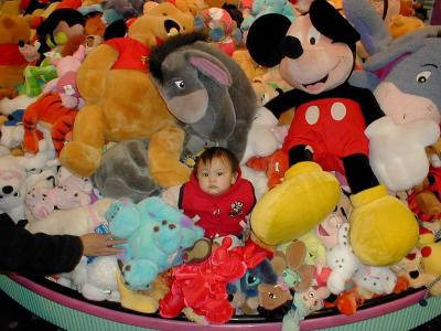 Cuddly Babby with Cuddly Friends