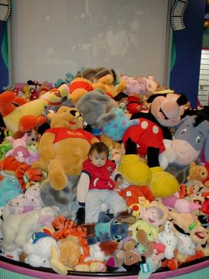 Cuddly Babby with Cuddly Friends
