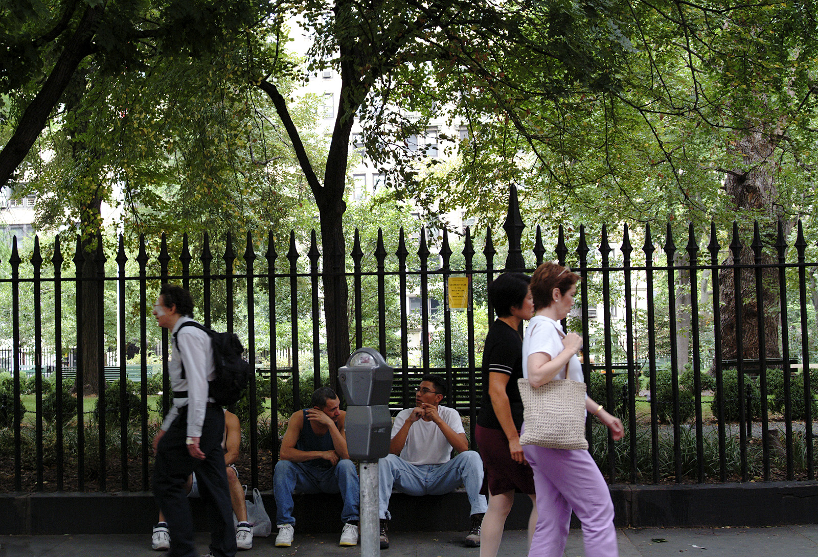 Gramercy Park passersby