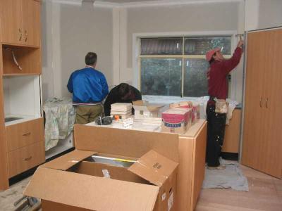 tiling the kitchen