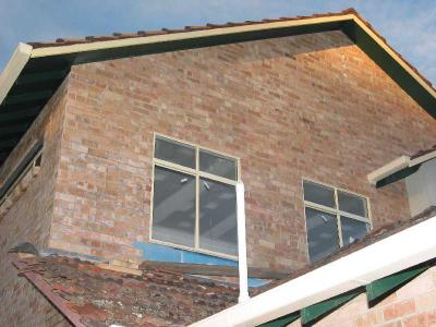 brick facings nearly completed
