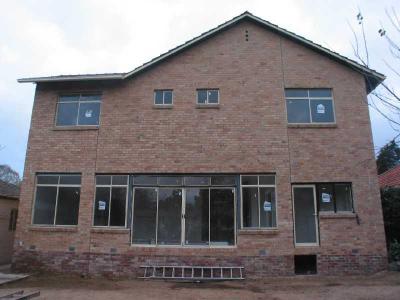 rear of house - not quite complete