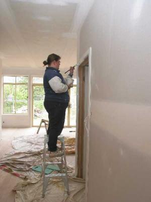 lisa painting architrave
