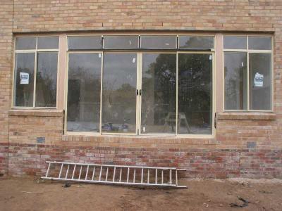 timber infill over steel structures