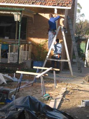 new guttering downpipe