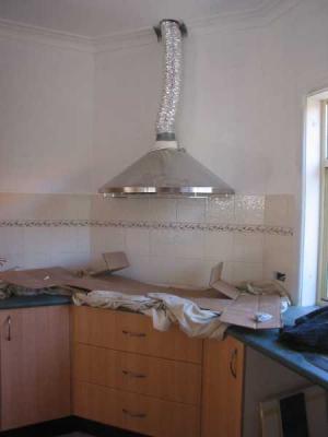 range hood fitted