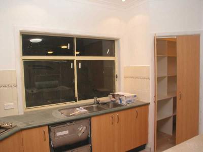 dish washing area