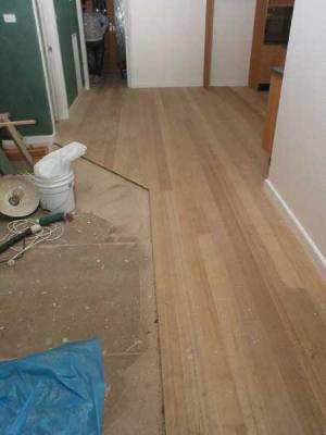 diagonal in floor is cut and ready to go