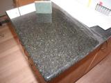 granite island bench installed