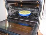 first use of new oven - zucchini pie