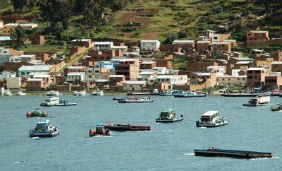Ferrys on Lago Titicaca