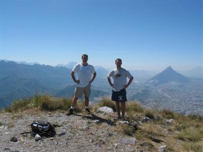 Me and Allan at the summit