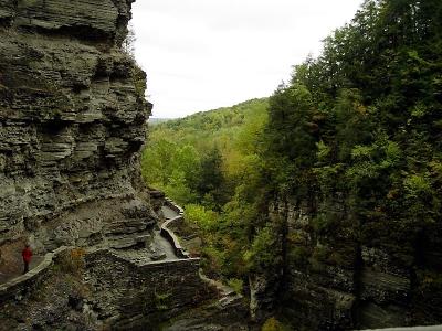 Treman Park Gorge Looking Out