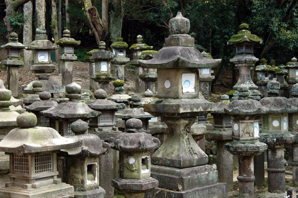 Stone lanterns, Kasuga Taisha Shrine, Nara