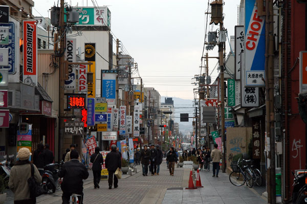 Nara's main shopping area, Sandojori
