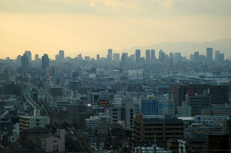 Osaka is a huge sprawling city