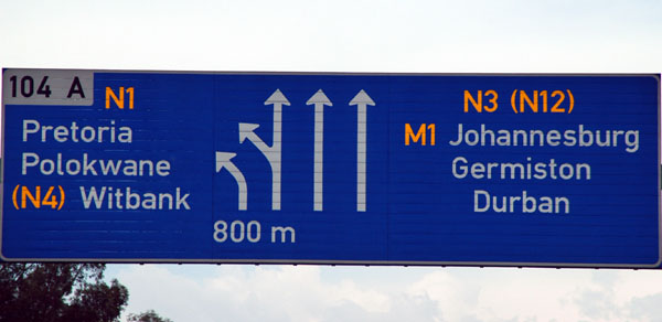 Highway around Johannesburg