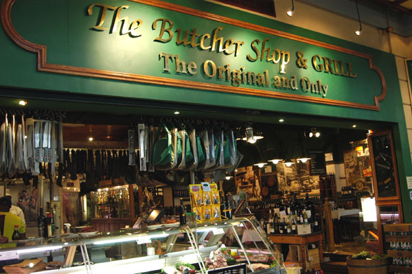 The Butcher Shop is one of the restaurants at Nelson Mandela Square