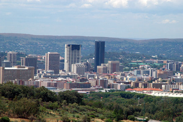 Pretoria from the Voortrekker Monument