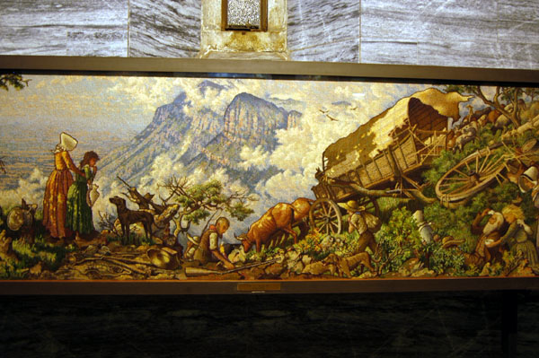 Tapestry in the Voortrekker Monuments's museum