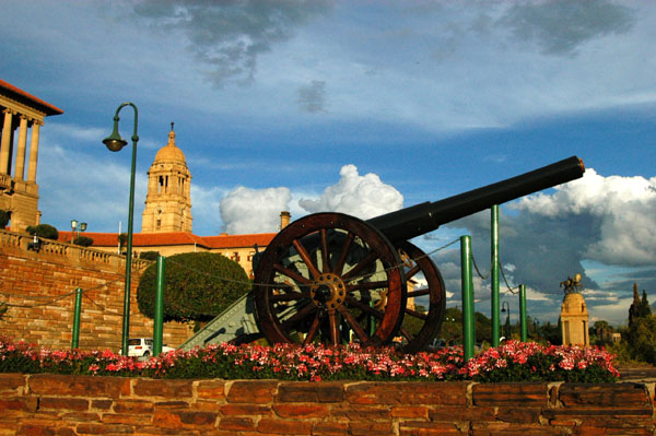 Cannon in front of the Union Building, Pretoria