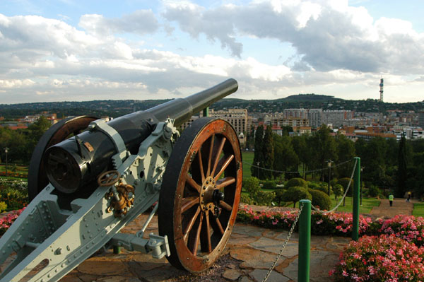Cannon in front of the Union Building, Pretoria