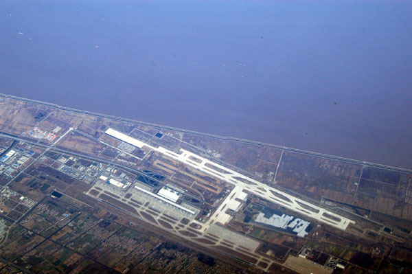 Shanghai's new Pudong International Airport