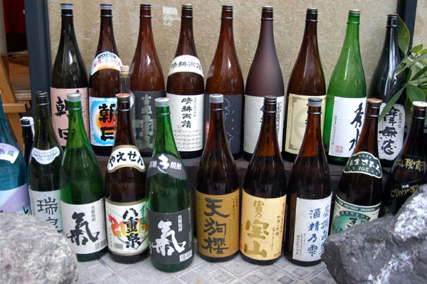 Sake bottles, Osaka