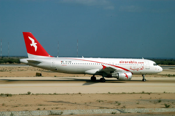 Air Arabia A320 at Muscat, Oman (MCT)