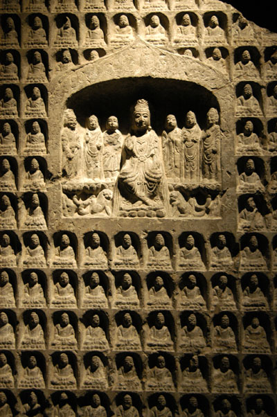 Thousand Buddha Stele, Northern Zhou (557-581 AD)
