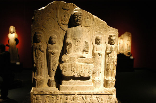 Stone Buddha, Northern Qi (550-577 AD)