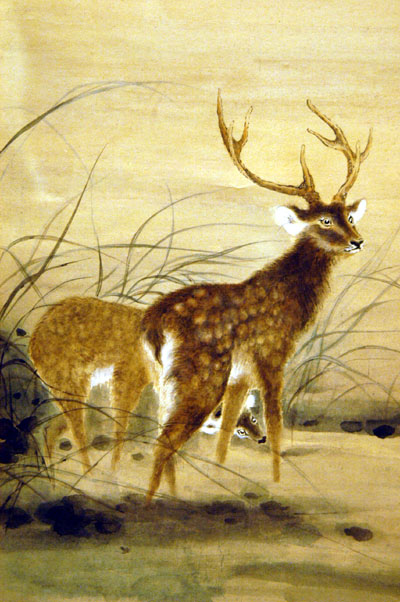 A Pair of Deer by Gao Weng (1889-1933)