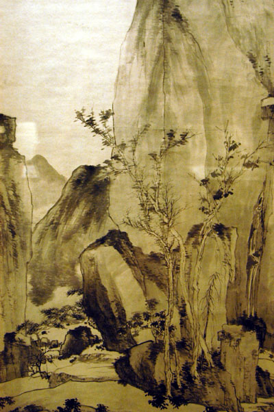Landscape Painting Dedicated to Dian Yi by Zheng Min (ca. 1666)