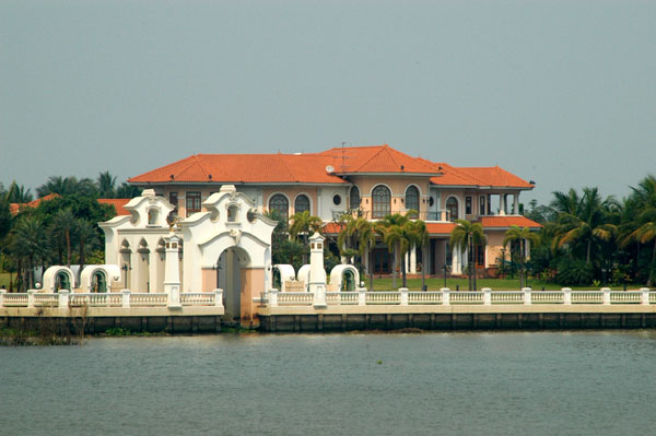 Riverfront mansion, Thailand