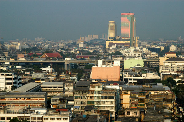 Looking west from the Asia Hotel