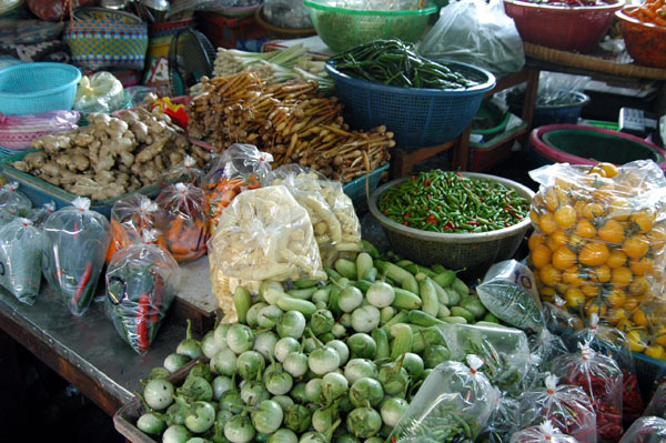 Thai vegetables, Thewet Market