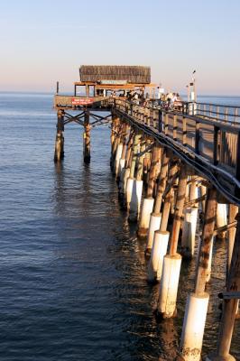 fun at  the end of the pier