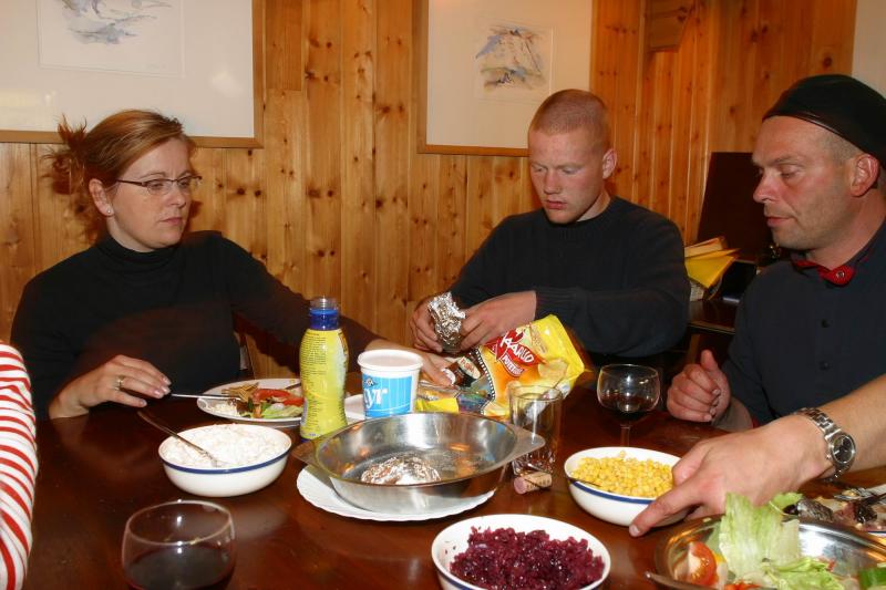 Afkomendur Halldrs Fannars samt sa